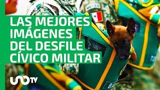 Imágenes: por aire y tierra; así fue el desfile militar de 2024