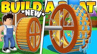 I BUILT A WORKING WATER WHEEL! *Power ANYTHING* Build a Boat