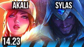 AKALI vs SYLAS (MID) | KR Grandmaster | 14.23