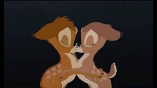 Bambi and Faline in love.