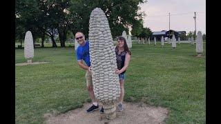 Ohio Roadside Aventures Corn Henge and Leatherlips Native American Monument 2024