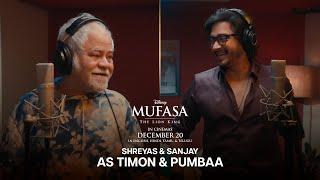 Shreyas & Sanjay as Timon & Pumbaa | Mufasa: The Lion King | In Cinemas 20 December