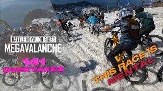 Winning 100 places on snow | Megavalanche 2023