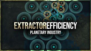 Eve Online - Extractor Efficiency - Planetary Industry