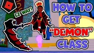 HOW TO GET DEMON CLASS FAST ON WORLD ZERO | Roblox World Zero