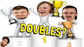 DOUBLES BUT ONLY ONE UNDERDOG CAN WIN!