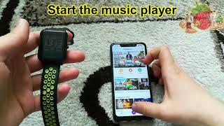 Xiaomi music control with Amazfit Bip, Mi Band 2, 3