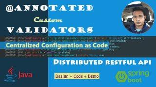 Spring Boot Annotations for field validations | Write Custom Annotations |  Enterprise Restful API