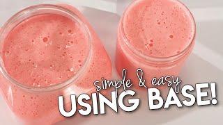 Making Body Scrub Using a Base - Simple & Easy Scrub Recipe