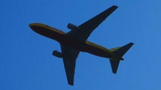 DHL Aviation (Amerijet) Boeing 767-281(BDSF) [N656GT] Takeoff from PDX