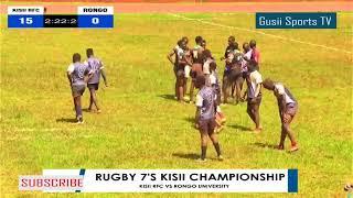 KISII RFC 37 - 0 RONGO UNIVERSITY DURING THE ANNUAL KISII 7s