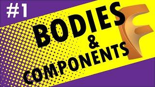 Bodies And Components Fusion 360 | Beginners topic