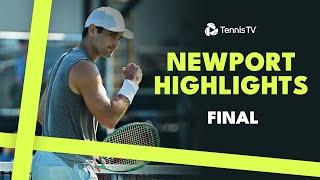 Alex Michelsen vs. Marcos Giron For The Title! | 2024 Newport Final Highlights