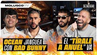 MAS DE 50 tiraeras pa Anuel / Bad Bunny, Ocean y Molusco: El Encuentro Inesperado.