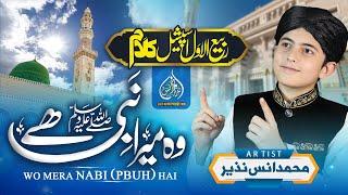 New Beautiful Naat | Woh Mera Nabi Hai | Muhammad Anas Nazeer | New Rabiulawal Naat