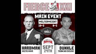Carson Hardman vs William Dunkle (Professional Welterweight Title) - Fierce Fighting Championship 21
