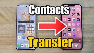 Transfer Contacts from Android to iPhone FAST & EASY in 2025