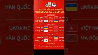 Lịch Thi Đấu Trực Tiếp U18 Việt Nam Vs U18 Maroc 14h00 Hôm Nay