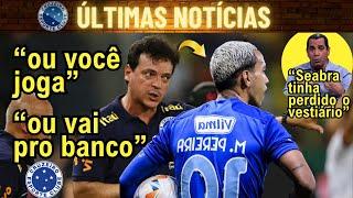 ZINHO REVELOU ALGO GRAVE NO CRUZEIRO!PEDRINHO VIU ISSO! DINIZ VEIO PRA CONSERTAR ISSO!