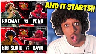 Yolow Reacts | Pono vs Pacmax & Big Squid vs Rayn | Top 16 Solo Beatbox | GNB 2024