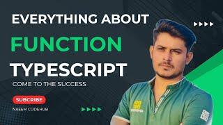 Complete function in one video | Mastering Functions in TypeScript