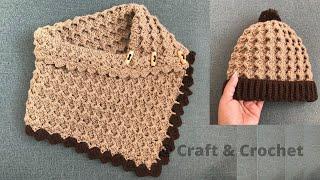 Easy Crochet Scarf/Crochet Infinity scarf/crochet cowl