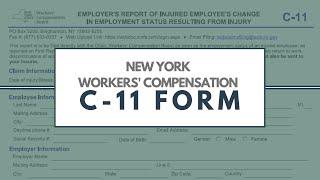 C-11FORM: New York Workers' Compensation Forms