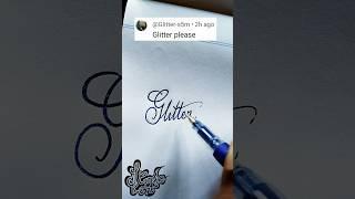 stylish name | Glitter | sk cursive art | how to make a stylish name | stylish signature