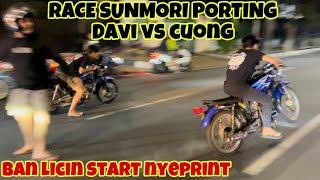 DAVI VS CUONG || HAMPIR TEBALIK SAAT START !!!