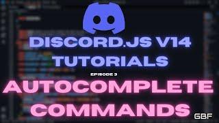 Autocomplete Commands | Discord.JS Bot Tutorial