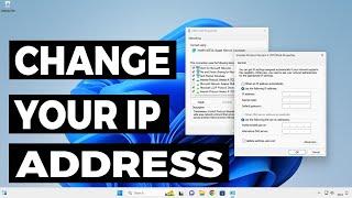 Как легко изменить IP-адрес в Windows 11 / 10 / 8 / 7  | Change IP Address 