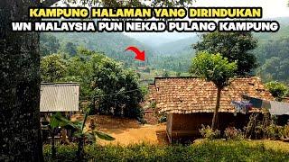 Kehidupan Damai Nan Permai Warga Pedesaan Di Kampung Lereng Bukit