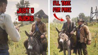 They are making fun of Arthur (Insane Details RDR2)