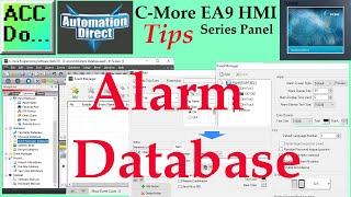 C-more EA9 Alarm Database