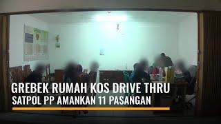 Gerebek Rumah Kos Drive Thru, Satpol PP Kota Kediri Amankan 11 Pasangan Bukan Suami Istri