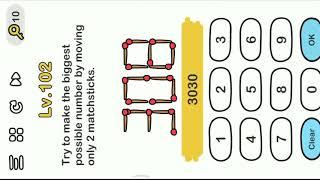 Brain Out Level 166 || Try To Make The Biggest Possible Number By Moving Only 2 Matchsticks.