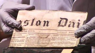 First look inside Boston time capsule from 1795