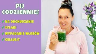 Najlepszy sok na odchudzanie, żylaki, gdy wypadają włosy a cellulit przeszkadza - Pij codziennie!