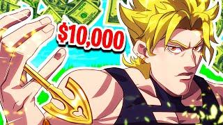 Spending $10,000 To Get Legendary Skins In YBA (roblox)