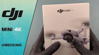 DJI Mini 4K - unboxing and weighing the drone