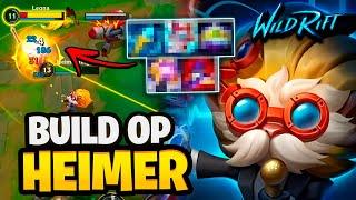 NUEVA BUILD OP HEIMERDINGER! CASI 100,000 DE DAÑO! | Wild Rift