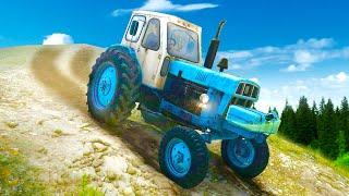 КУПИЛ ДЕДУ НОВЫЙ ТРАКТОР и...  РП SpinTires Mud Runner + РУЛЬ