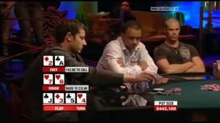 The Biggest Pot In The History Of Tv Poker! 1.1M DOLLAR POT .