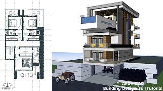 ArchiCAD Design Modeling Tutorial - Full Video