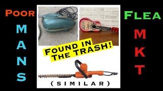 Found in the Trash!  Poor Man’s Flea Market Scores. Black & Decker Hedge Trimmer Issues Addressed