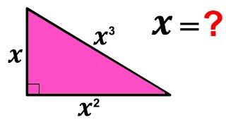 Can you solve for X? | (The Golden Ratio) | #math #maths | #geometry