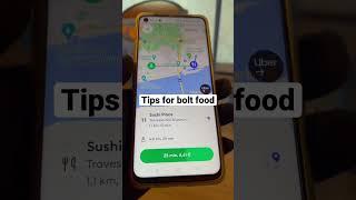 Tips for bolt food courier