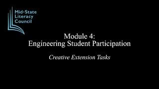 Engineering Participation: Creative Extension Tasks