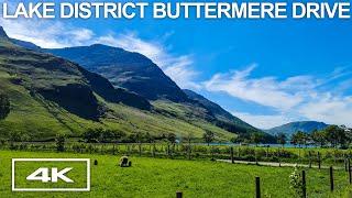 BEAUTIFUL SUMMER LAKE DISTRICT BUTTERMERE DRIVE 4K VIRTUAL TOUR: 2021 ENGLAND RELAXING DRIVE SOUND