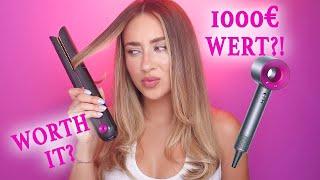 DYSON CORRALE GLÄTTEISEN + SUPERSONIC FÖHN REVIEW - 1000€ WERT?! | VISAMONA